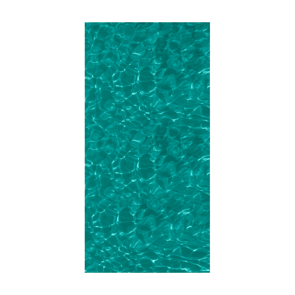 Aqua vinyl mat