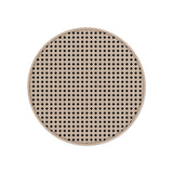 Set de table en vinyle rond — modèle Cannage