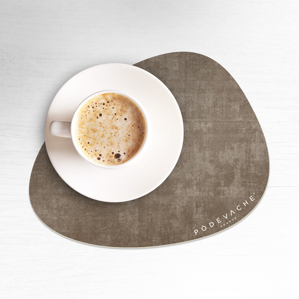 Set of 6 Tiagba vinyl coasters