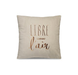 Free embroidered cushion