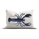 Coussin en polyester rectangulaire — modèle extérieur Milina, inspiration bord de mer