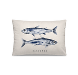 Coussin en polyester rectangulaire — modèle extérieur Solta, inspiration bord de mer