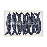 Tapis vinyle en vinyle rectangulaire — modèle Saranda, inspiration bord de mer