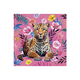 Dessous de verre en vinyle carré — modèle Amioso, motif jungle
