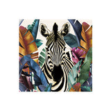 Dessous de verre en vinyle carré — modèle Pera, motif jungle