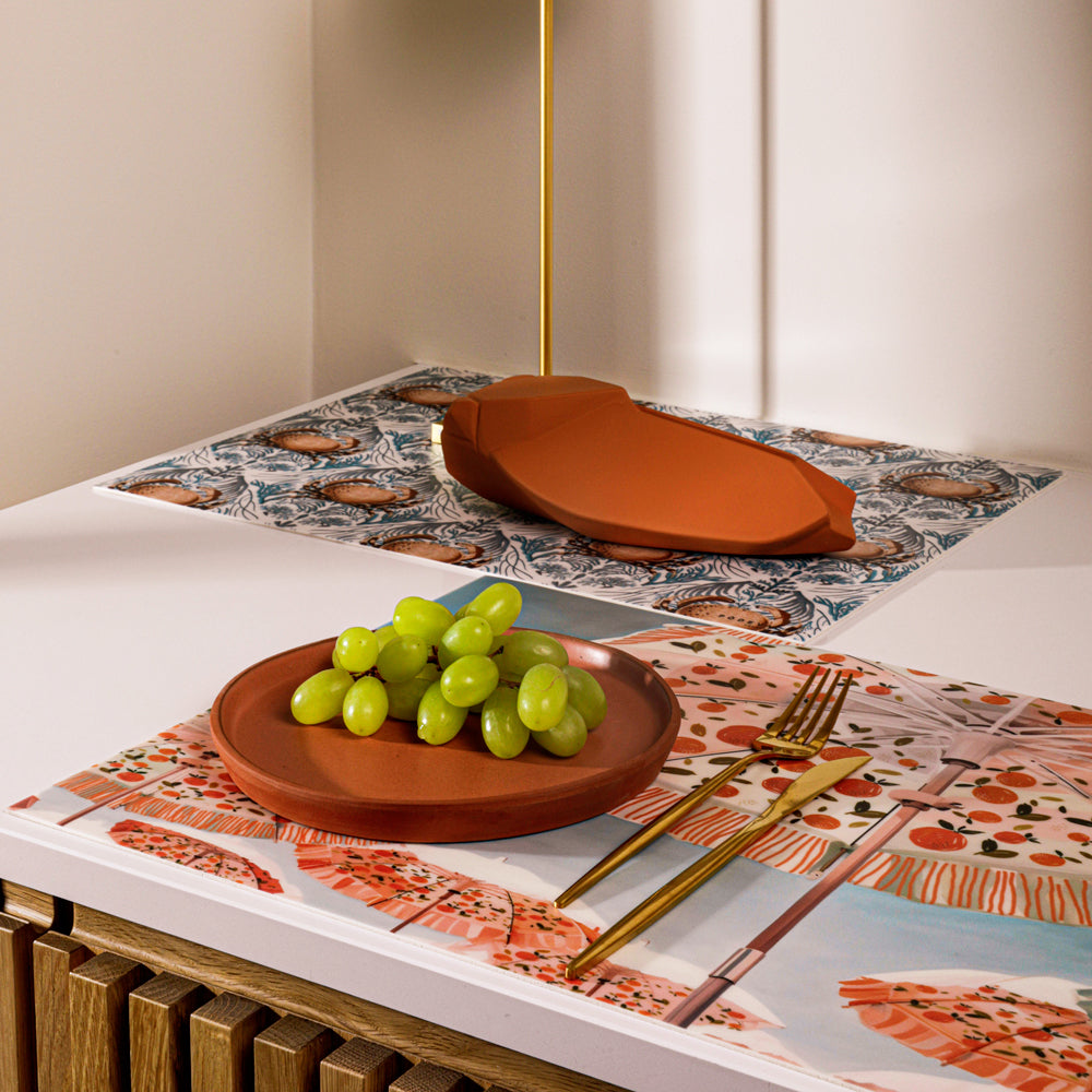 SETS DE TABLE OFFSET 'AZULEJOS' 70 G/M2 31x43 CM QUADRICHROMIE CELLULOSE (2000 UNITÉS) - REF. 217.52