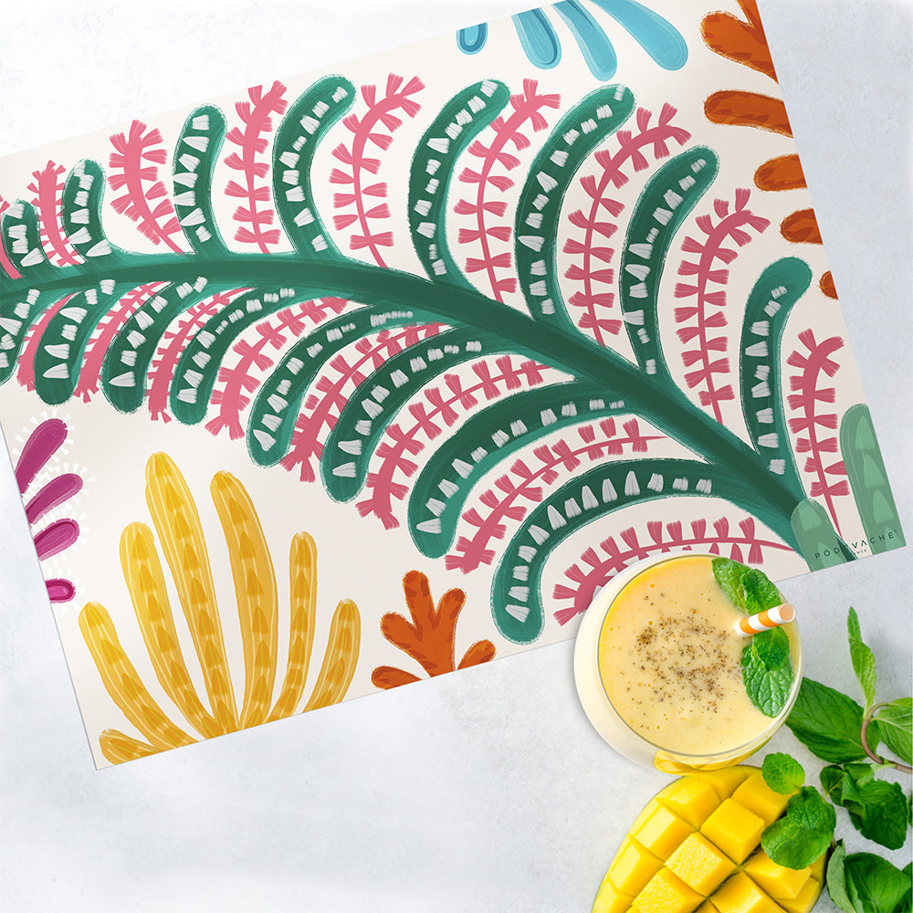 Praia vinyl placemat