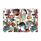 Tapis vinyle en vinyle rectangulaire — modèle Nonoava, motif jungle