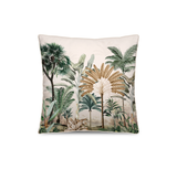 Coussin en velours carré — modèle Kumana