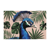 Tapis vinyle en vinyle rectangulaire — modèle Samarra, motif jungle