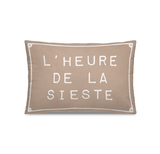 Coussin en velours rectangulaire — modèle Mirco, inspiration bord de mer