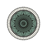 Set de table en vinyle rond — modèle Casazza