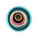Set de table en vinyle rond — modèle Skala, inspiration bord de mer