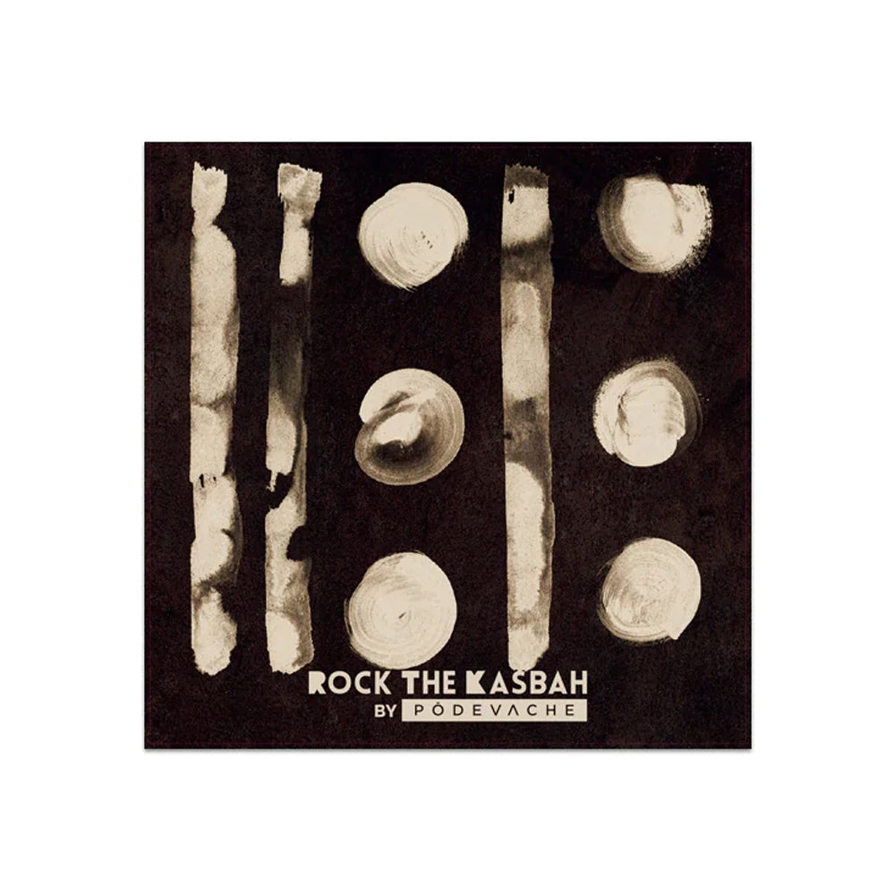 Set of 6 vinyl coasters Rock The Kasbah Charita