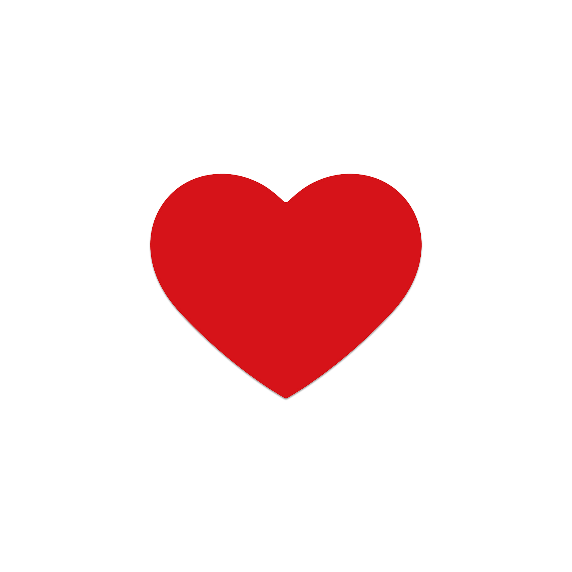 Lot de 6 dessous de verre vinyle My Love