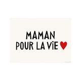 Set de table en vinyle rectangulaire — modèle Vie