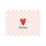 Vinyl placemat Heart of Mom