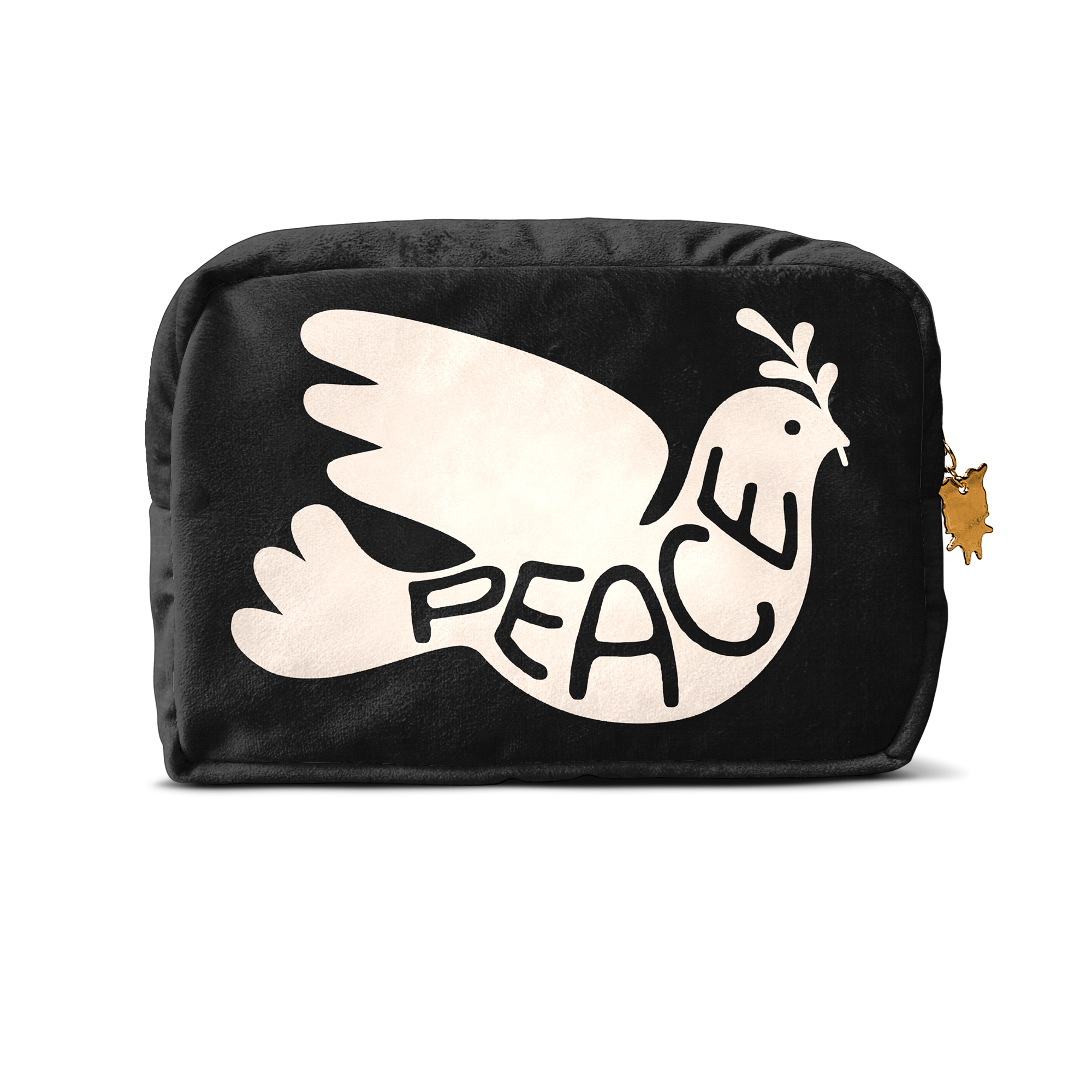 Pochette velours Peace