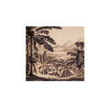 Dessous de verre en vinyle carré — modèle Jungle Tia