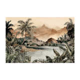Tapis vinyle en vinyle rectangulaire — modèle Jungle Bango