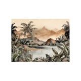 Set de table en vinyle rectangulaire — modèle Jungle Bango