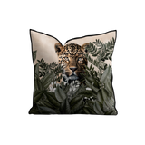 Coussin en velours carré — modèle Ibanga