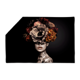 Plaid en velours — modèle Floralia