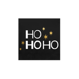Dessous de verre en vinyle carré — modèle Hohoho, décor de Noël