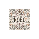 Dessous de verre en vinyle carré — modèle Christmas, décor de Noël