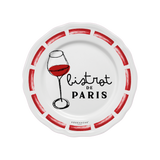 Lot de 6 dessous de verre vinyle Bistrot de Paris