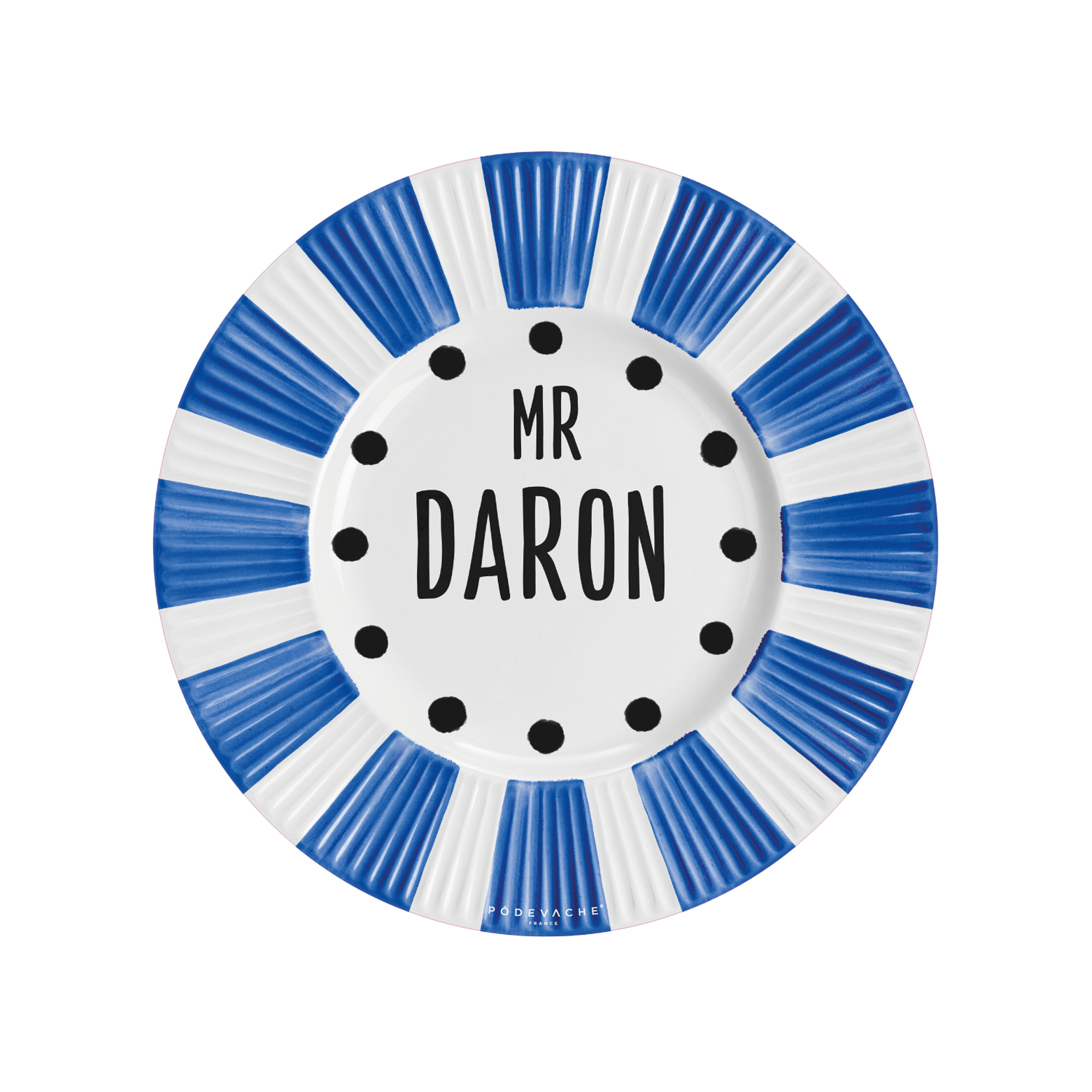 Lot de 6 dessous de verre vinyle Mr Daron