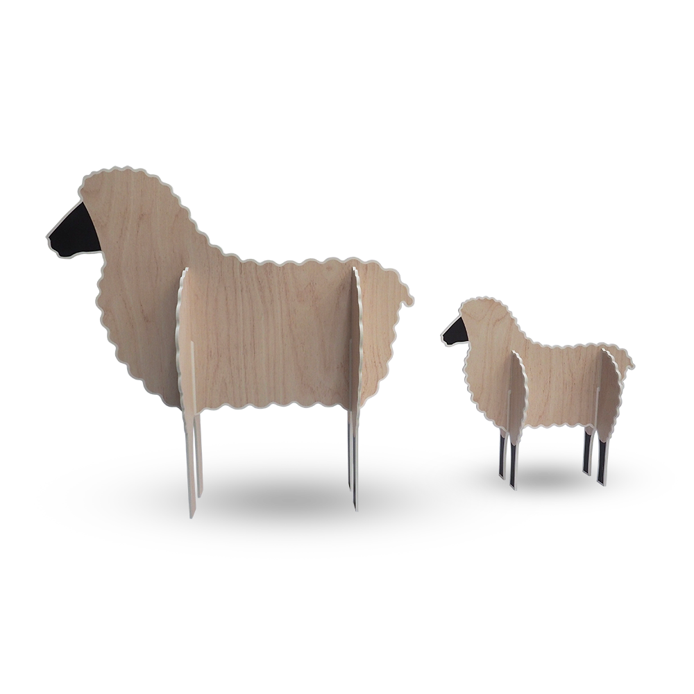 Mouton en PVC imprimé