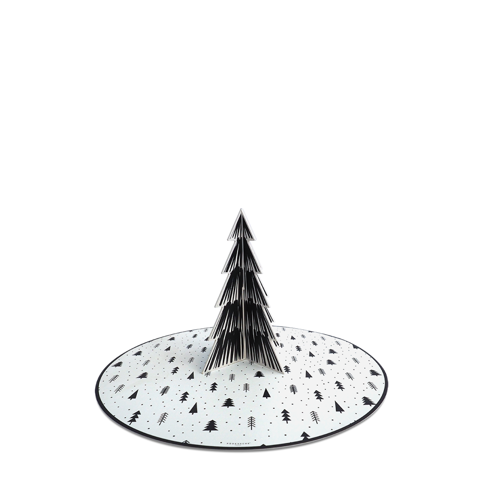 Jupe De Sapin Noël/Halloween Motif Sucettes - 1,2m - Noire Et Blanche - Lot De 48