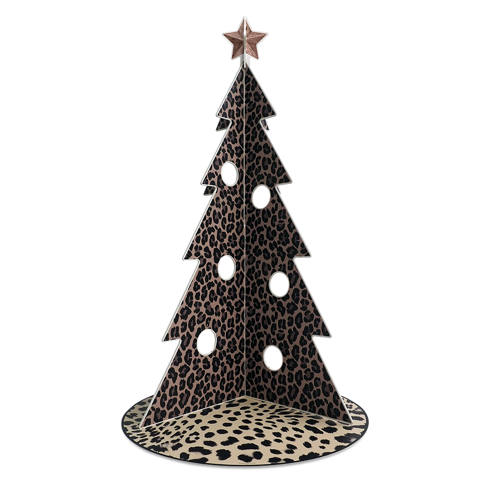 Sapin de Noël PVC Léopard XL