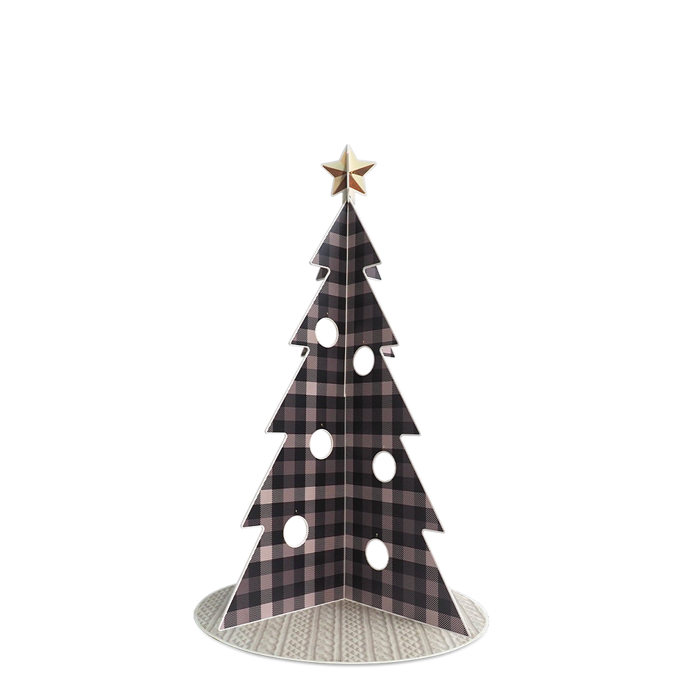 Sapin de Noël PVC Tartan L