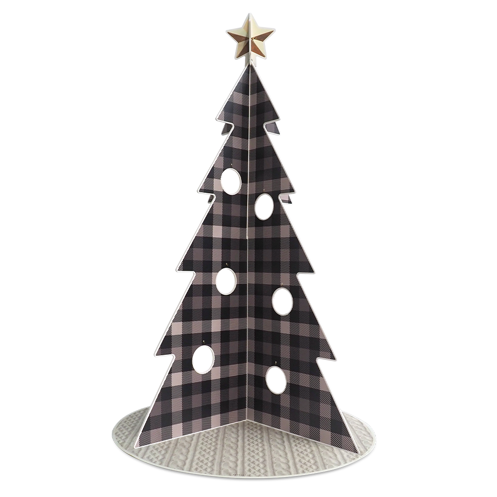 Sapin de Noël PVC Tartan XL