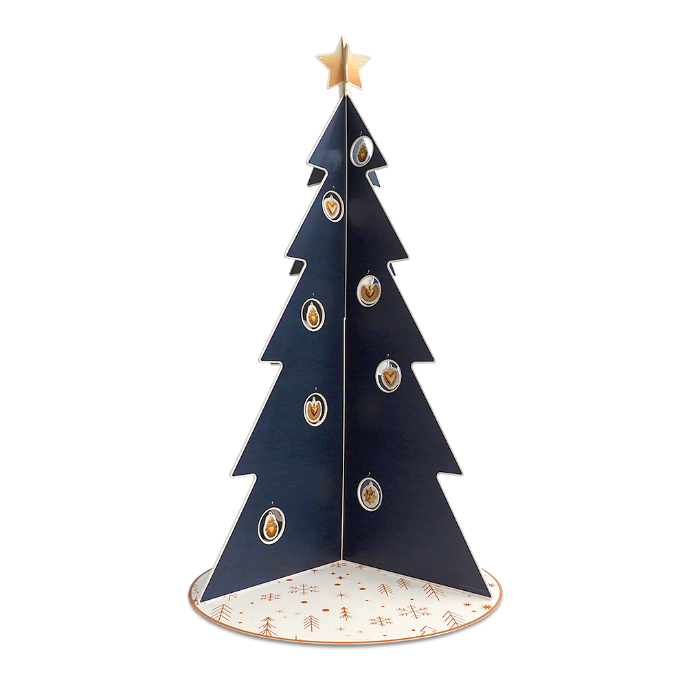 Sapin de Noël PVC Wood Bleu XL