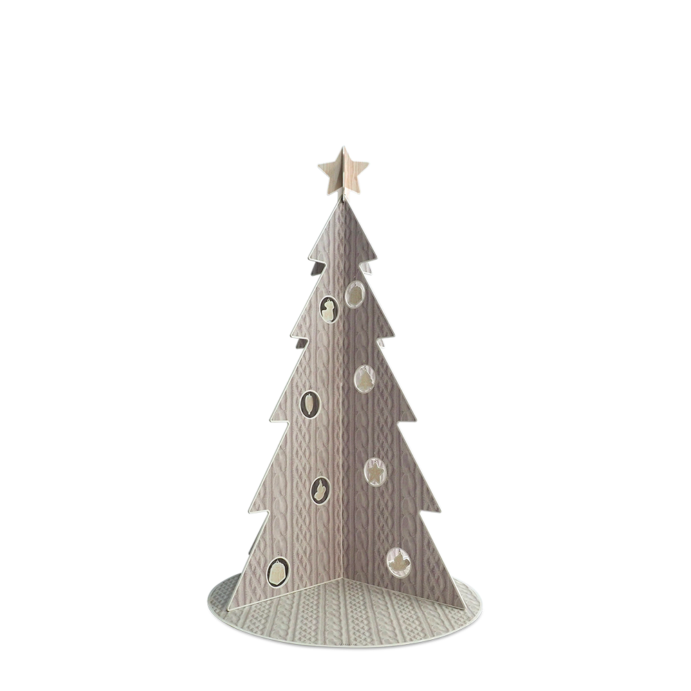 Sapin de Noël PVC Wool Gris L