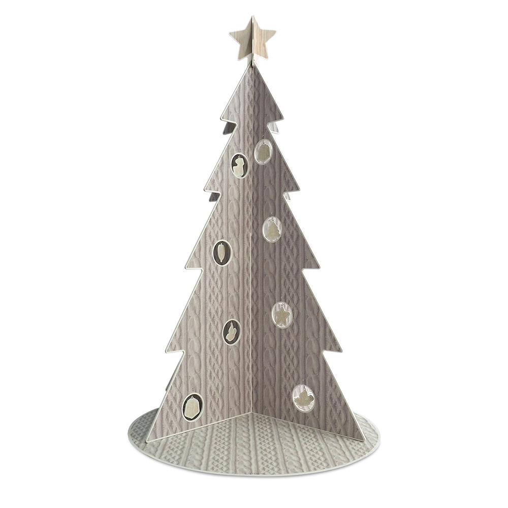 Sapin de Noël PVC Wool Gris XL