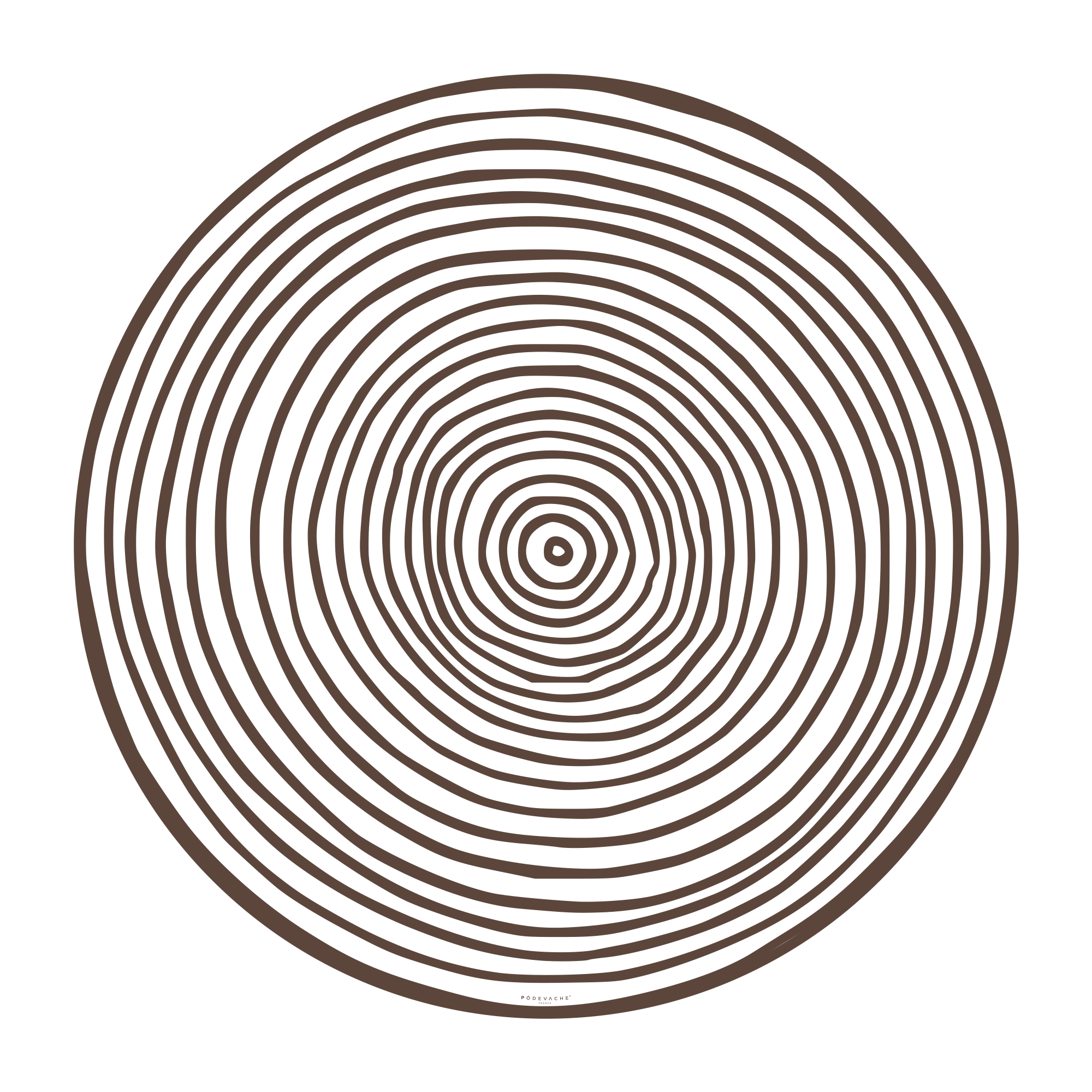 Jupe de sapin de Noël en vinyle Wood