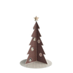 Sapin de Noël en vinyle — modèle Wool Marron L, décor de Noël