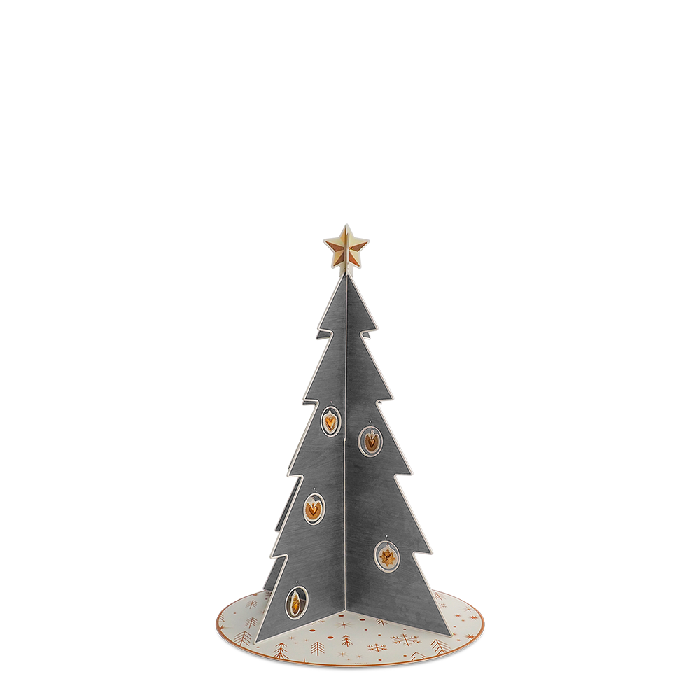 Sapin de Noël PVC Wood Gris M