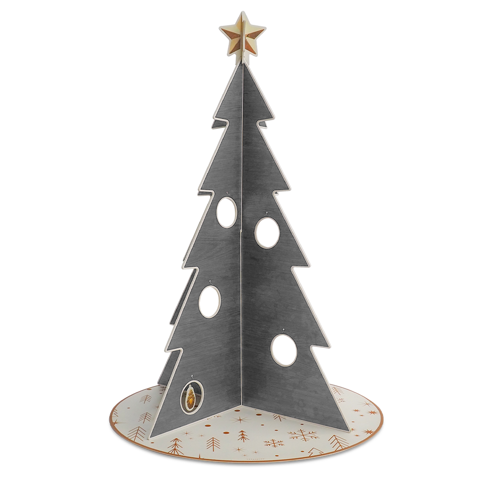 Sapin de Noël PVC Wood Gris XL