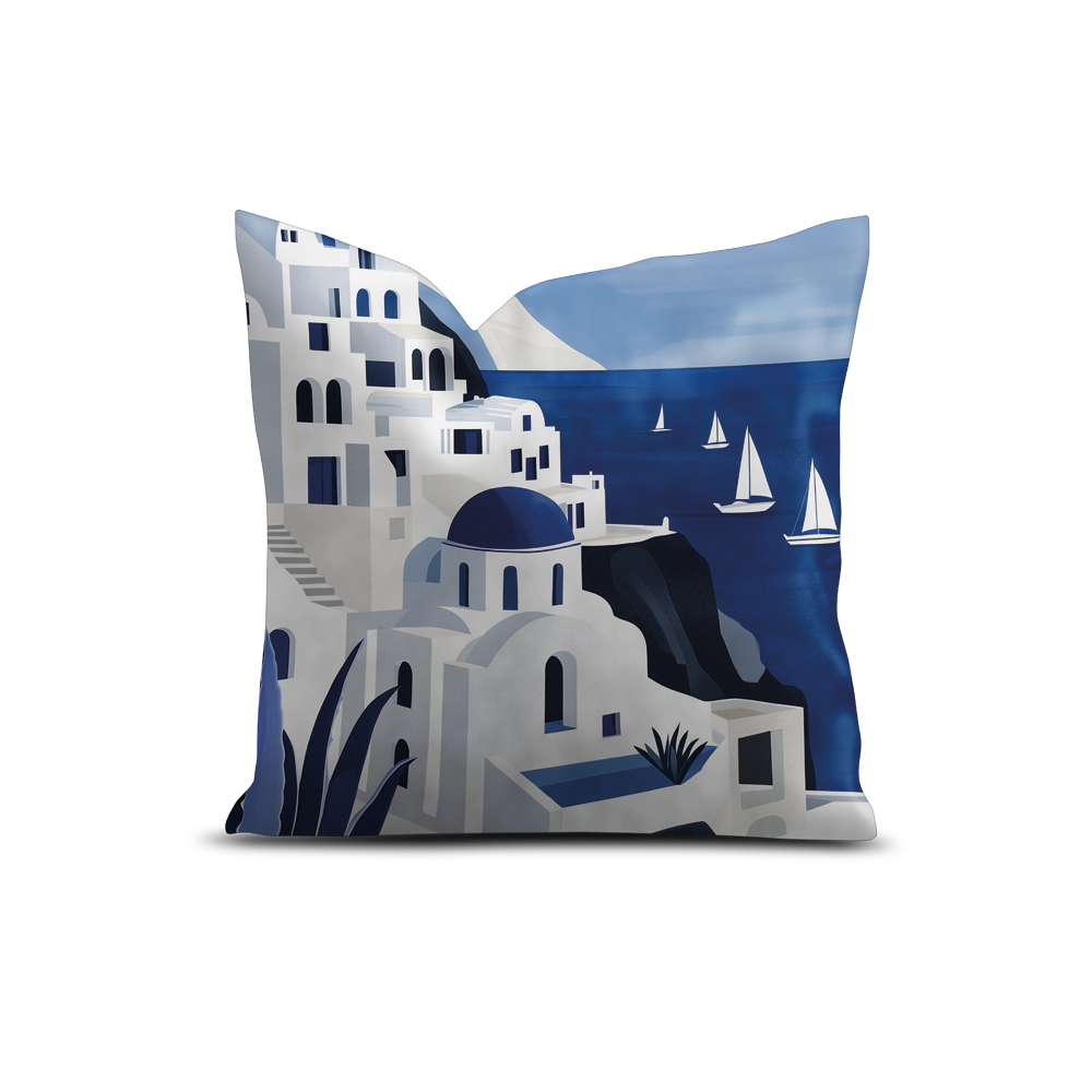 Coussin extérieur Santorin