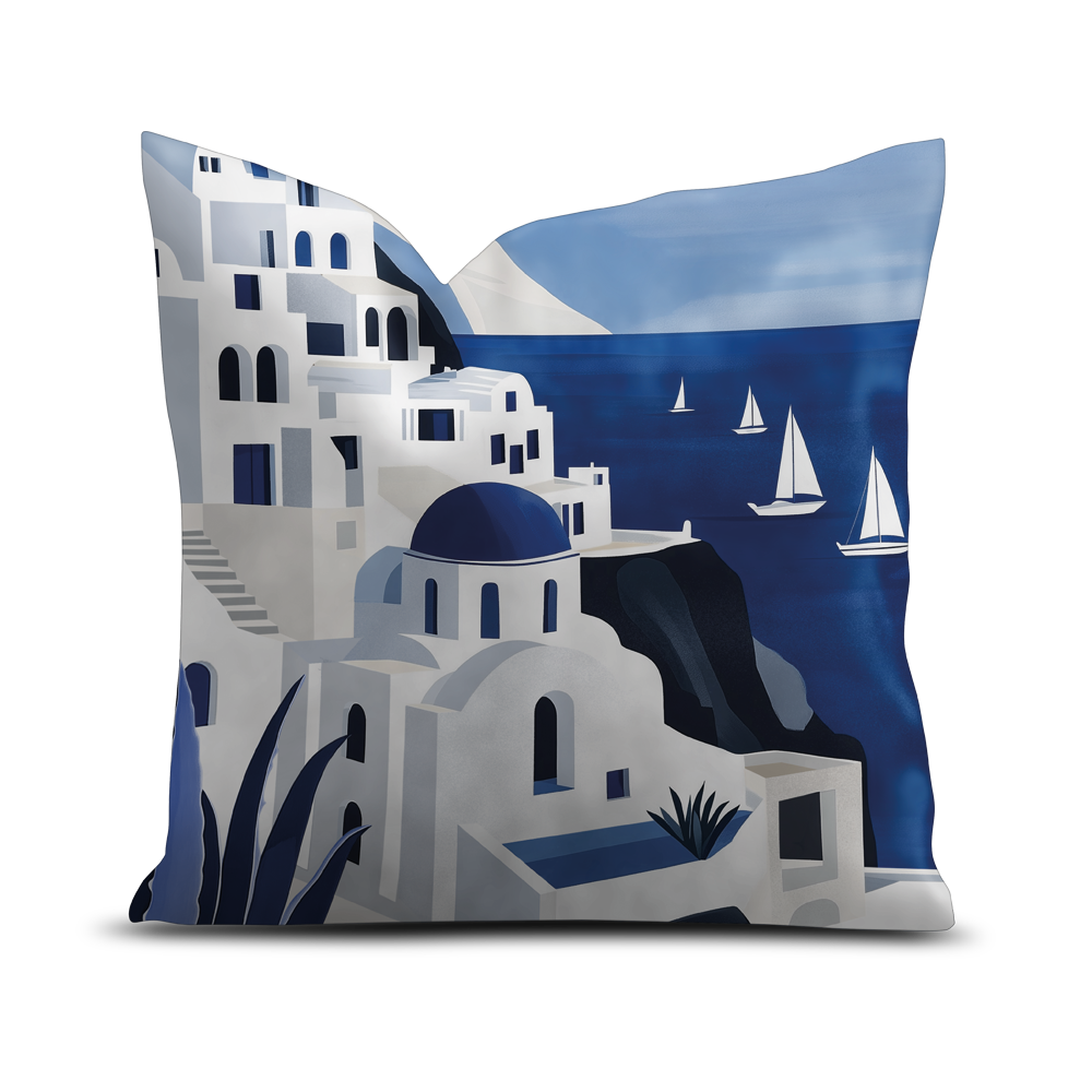 Coussin extérieur Santorin