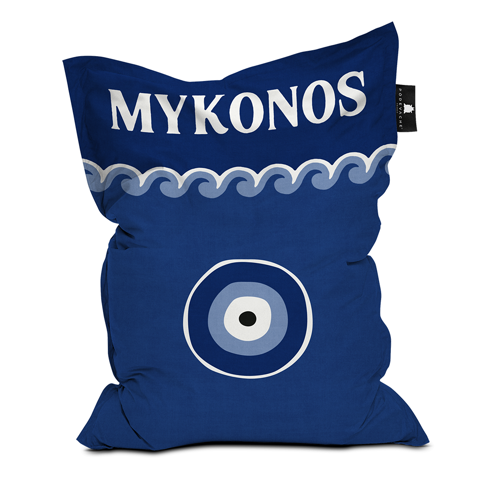 Pouf extérieur Mykonos