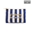 Pochette brodée J'adore le Soleil