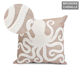 Coussin en polyester carré — modèle extérieur brodé Molto