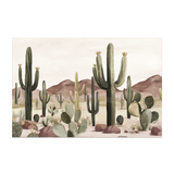 Tapis vinyle en vinyle rectangulaire — modèle Cactus Glory