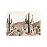 Set de table en vinyle rectangulaire — modèle Cactus Glory